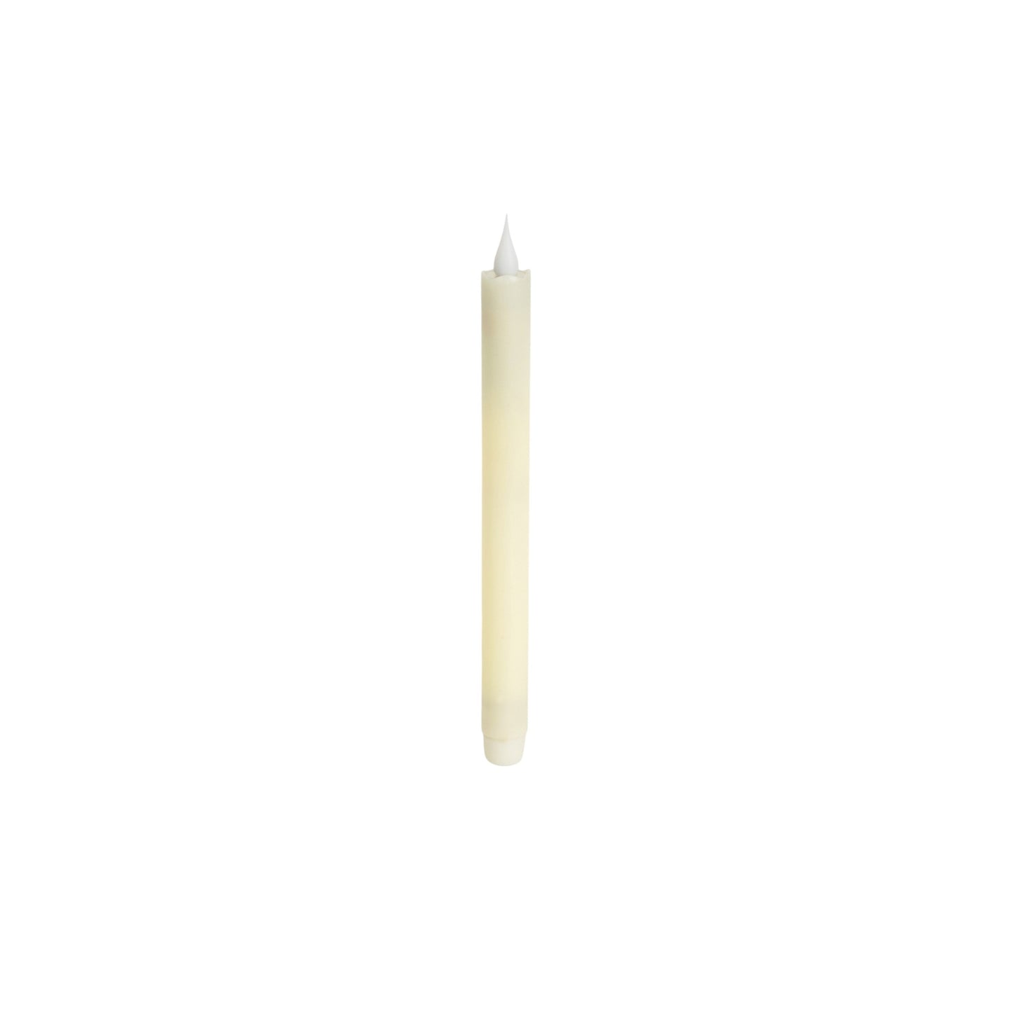 Set of Four Beige Flameless Taper Candle