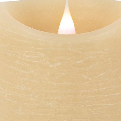 Set of Two Beige Flameless Designer Candle