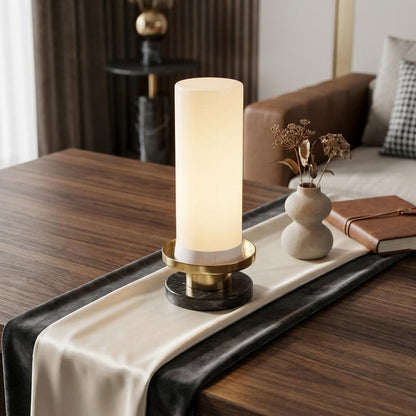 8" Orange Flameless Designer Candle