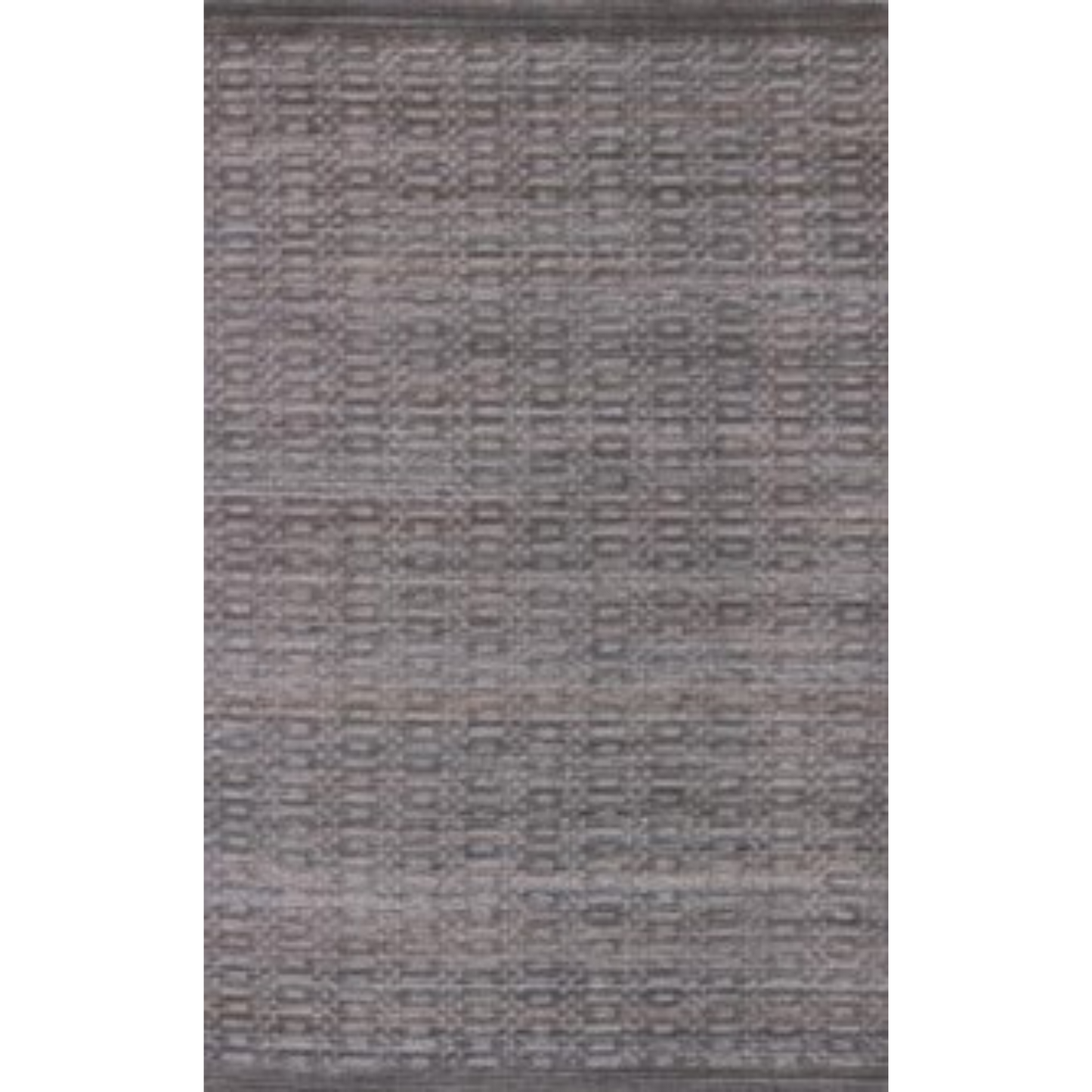 5' X 8' Charcoal And Rust Hand Loomed Area Rug