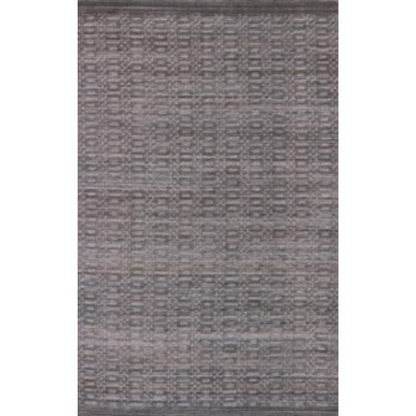 8' X 10' Charcoal And Rust Hand Loomed Area Rug