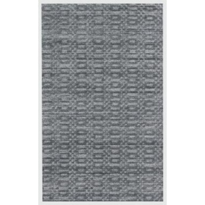 8' X 10' Charcoal And Dark Grey Hand Loomed Area Rug