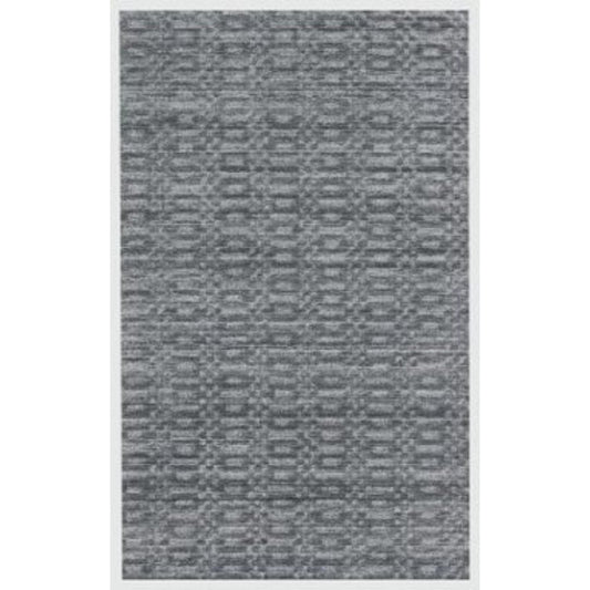 8' X 10' Charcoal And Dark Grey Hand Loomed Area Rug