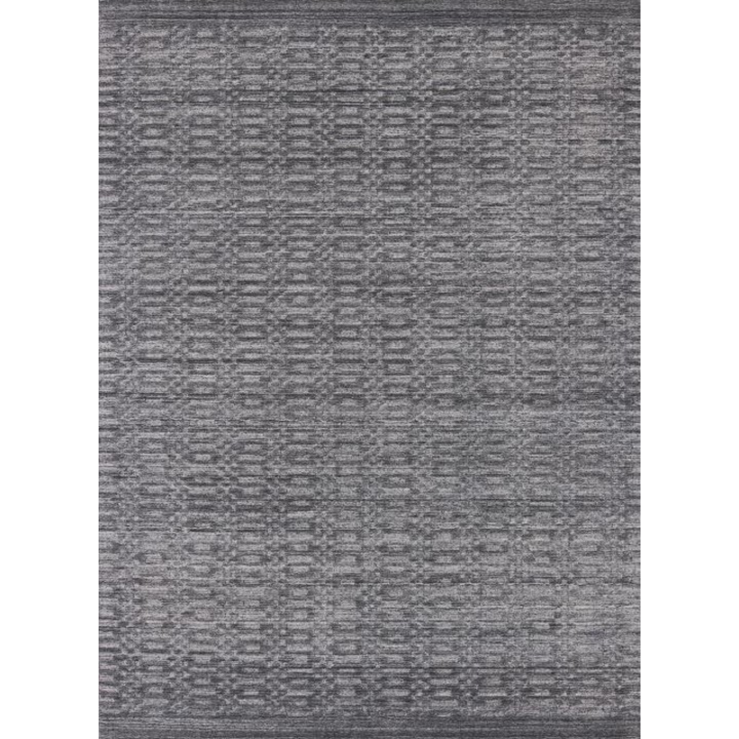 8' X 10' Charcoal And Dark Grey Hand Loomed Area Rug