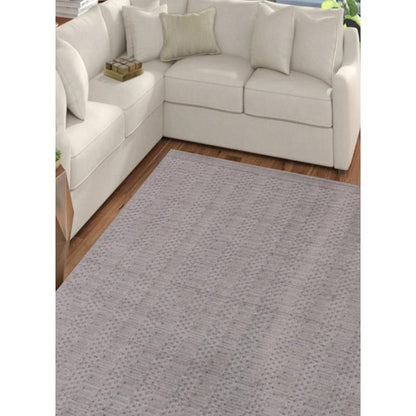 8' X 10' Charcoal Hand Loomed Area Rug