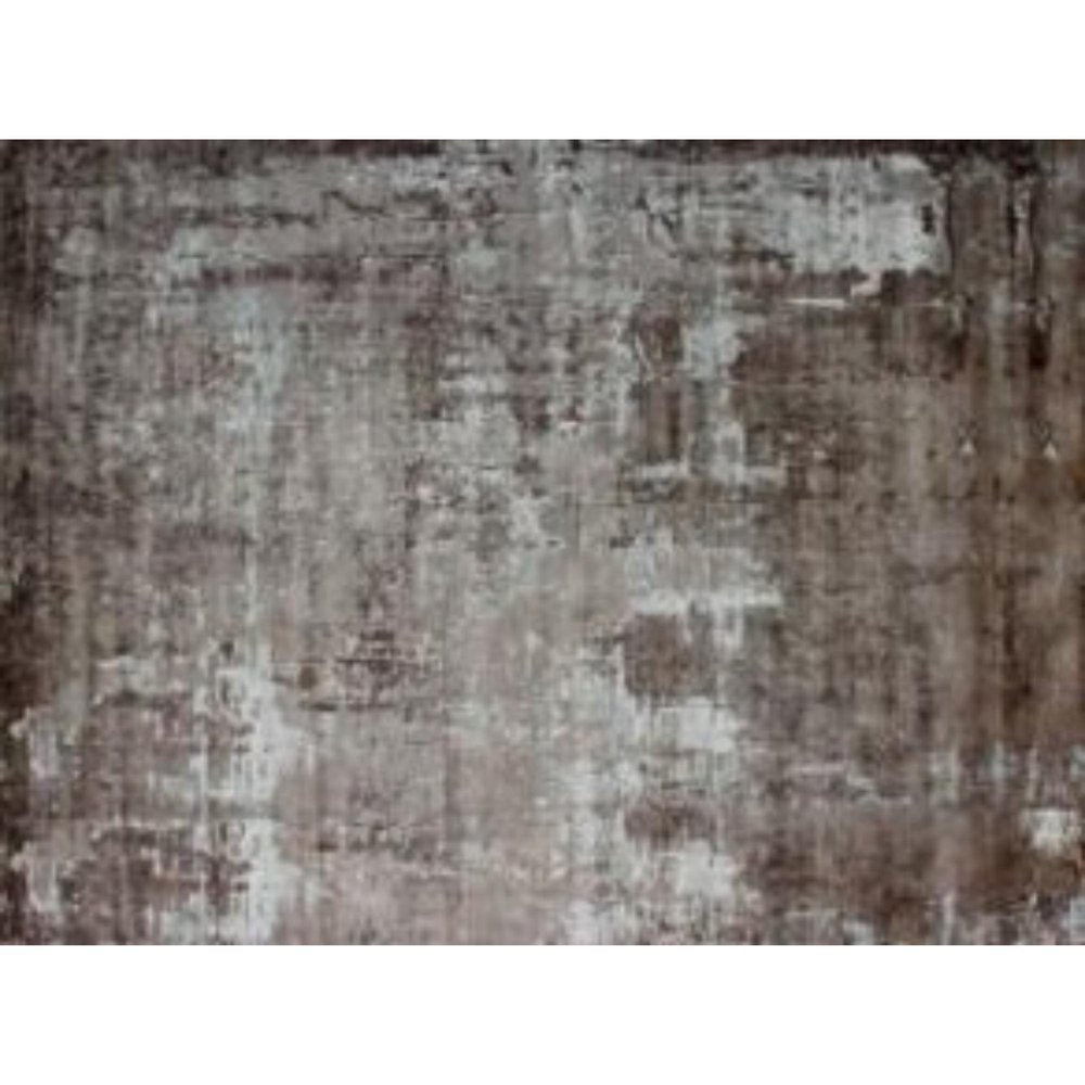 8' X 11' Brown And Silver Hand Loomed Area Rug