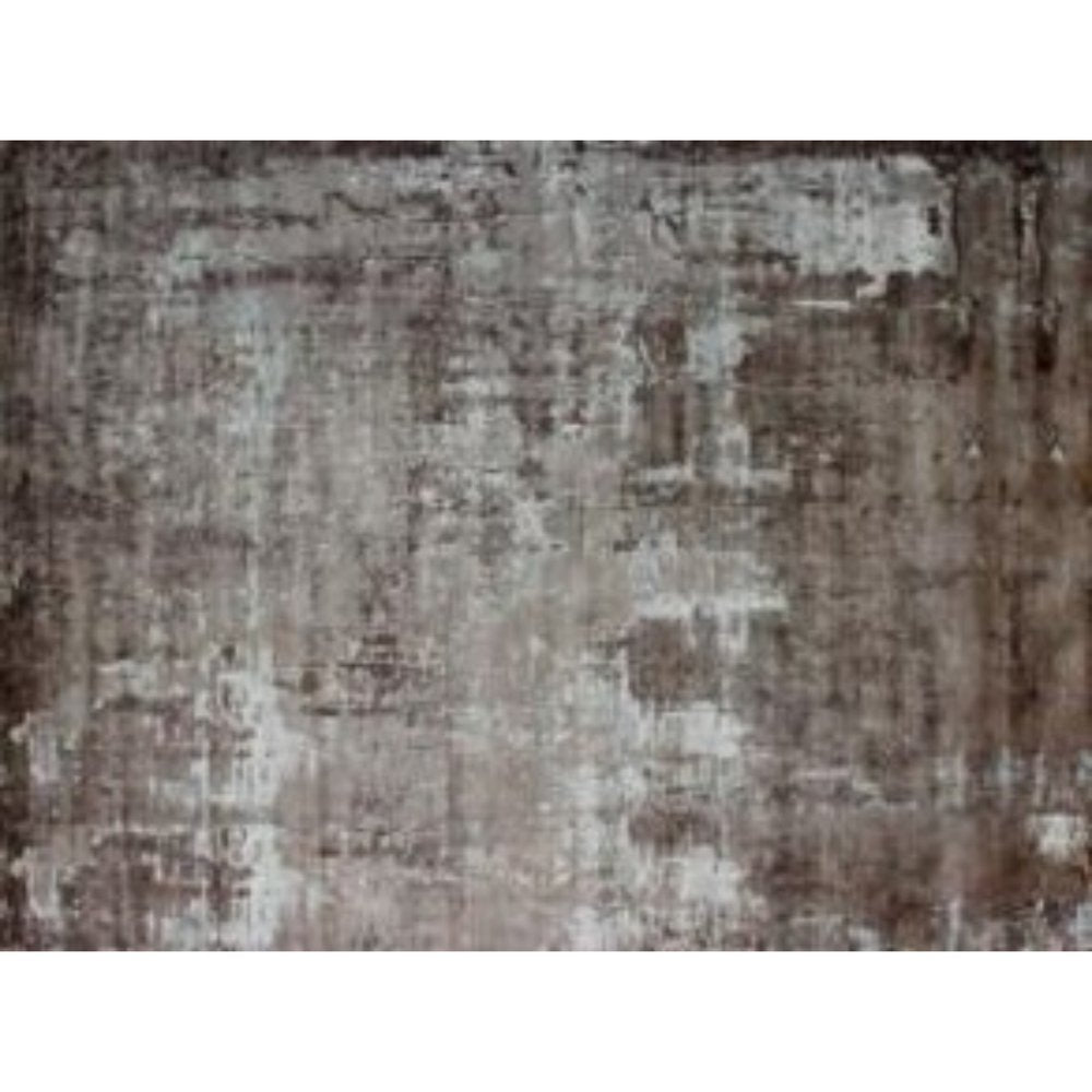 8' X 11' Brown And Silver Hand Loomed Area Rug