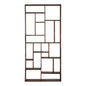 Brown And Natural Wood Ten Tier Bookcase