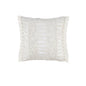 24" X 24" White Zippered Tropical Indoor Outdoor Throw Pillow