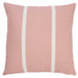 20" X 20" Pink Zippered Geometric Indoor Outdoor Throw Pillow