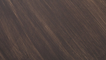 16" Brown Solid Wood Round End Table