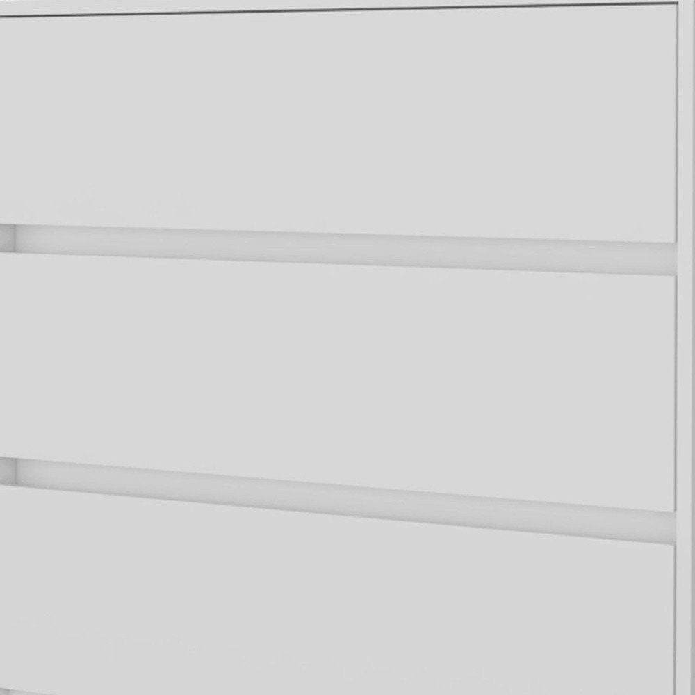 33" White Three Drawer Dresser