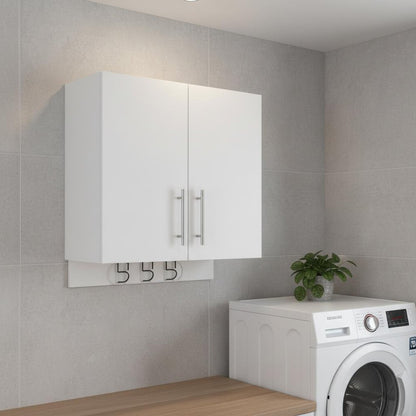 26" White Accent Cabinet With One Shelf
