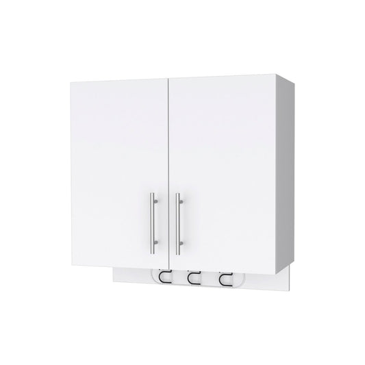 26" White Accent Cabinet With One Shelf