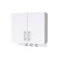 26" White Accent Cabinet With One Shelf