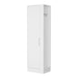21" White Accent Cabinet With Six Shelves