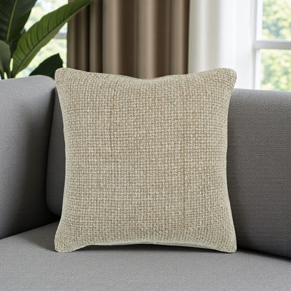 20" Natural Cotton Blend Pillow