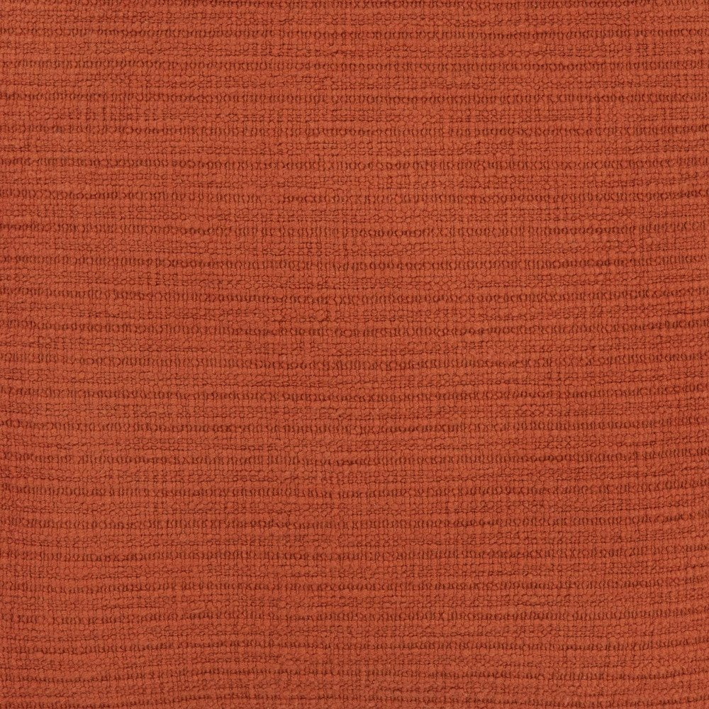 22" Orange Striped Cotton Throw Pillow