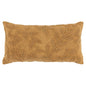 14" X 26" Pumpkin Cotton Lumbar Throw Pillow With Texture