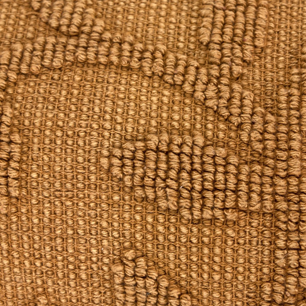 14" X 26" Pumpkin Cotton Lumbar Throw Pillow With Texture