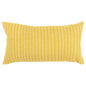14" X 14" Yellow Cotton Blend Pillow