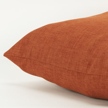 22" Orange Indoor Outdoor Throw Pillow