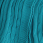 50" X 60" Teal Blue Cotton Cable Knitted Striped Throw Blanket