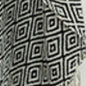 50" X 60" Black And White Cotton Chevron Throw Blanket with Tassels