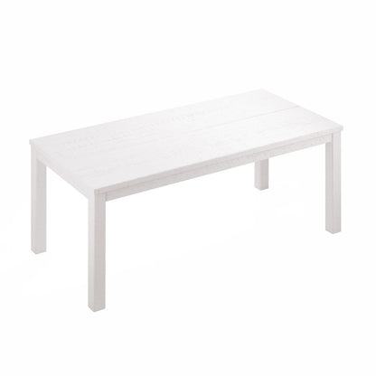 63" Gray Solid Wood Dining Table