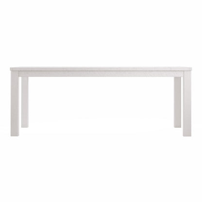 63" Gray Solid Wood Dining Table