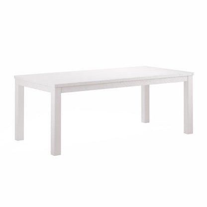 63" Gray Solid Wood Dining Table