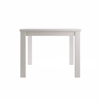 63" Gray Solid Wood Dining Table
