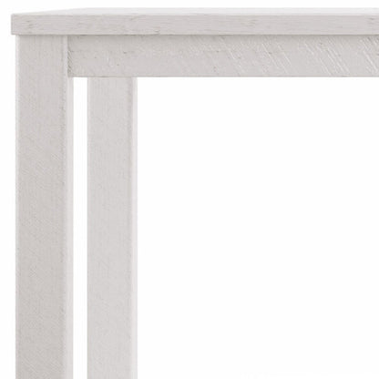 63" Gray Solid Wood Dining Table