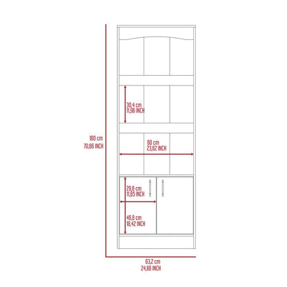 43" Light Gray Computer Desk With Hutch and Bookshelf Set