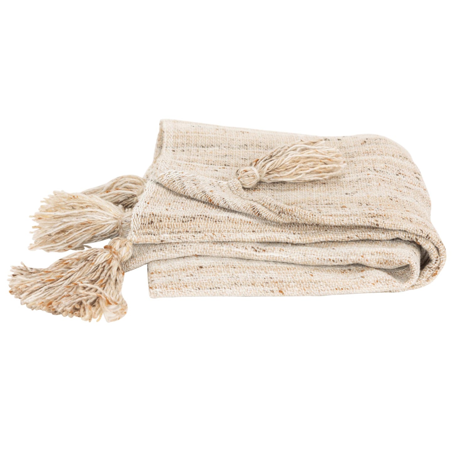 Beige Woven 100% Poly Pet Throw Blanket