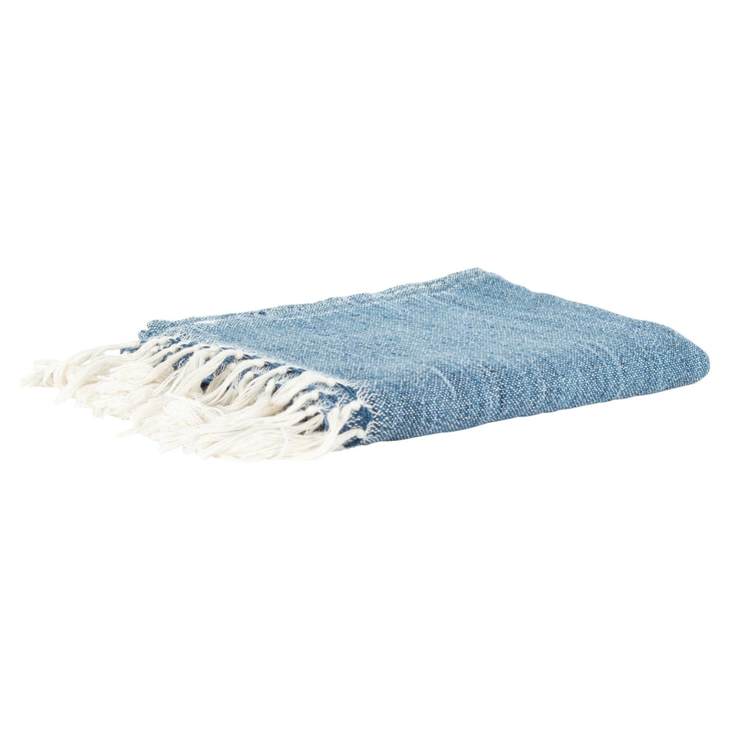 Blue Woven 100% Poly Pet Throw Blanket