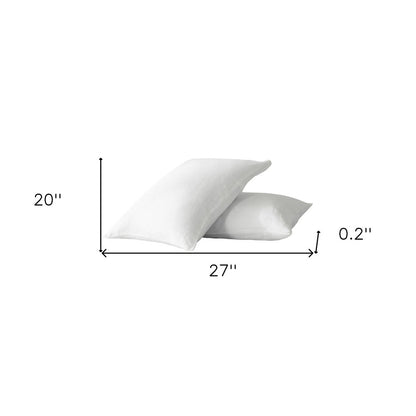Set of Two Cloud Linen Standard Pillowcases