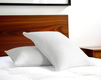 Set of Two Cloud Linen Standard Pillowcases