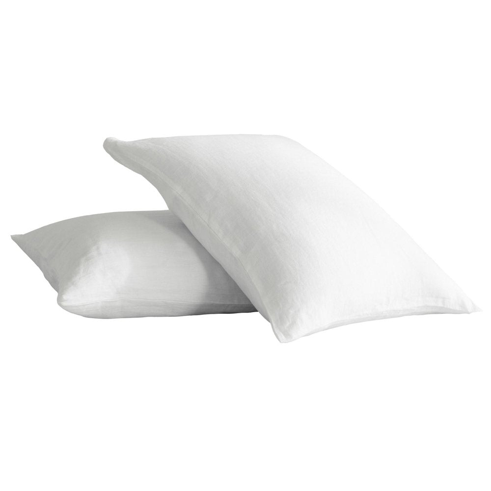 Set of Two Cloud Linen Standard Pillowcases