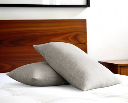 Set of Two Cloud Linen Standard Pillowcases