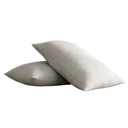 Set of Two Cloud Linen Standard Pillowcases