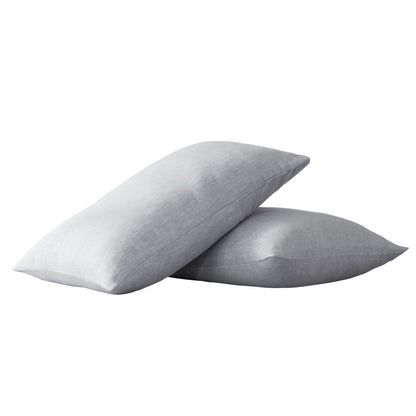 Set of Two Cloud Linen Standard Pillowcases