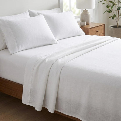 Four Piece Cloud Linen Queen Sheet Set