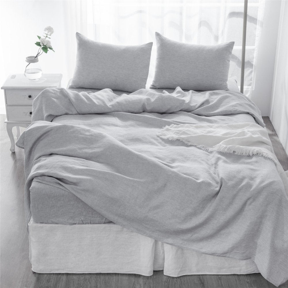 Four Piece Cloud Linen California King Sheet Set