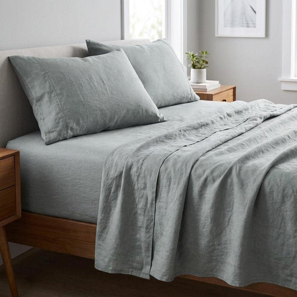 Four Piece Cloud Linen Queen Sheet Set