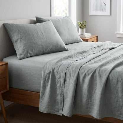Four Piece Cloud Linen Queen Sheet Set
