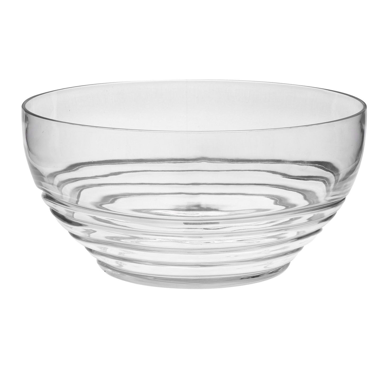 10" Clear Acrylic Round Salad Bowl