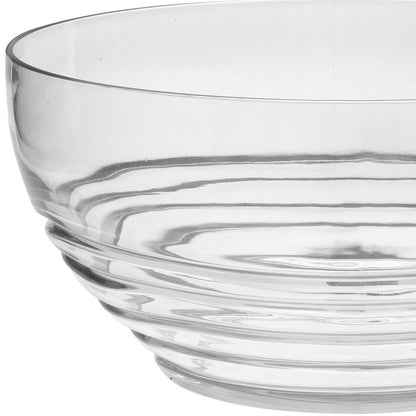 10" Clear Acrylic Round Salad Bowl