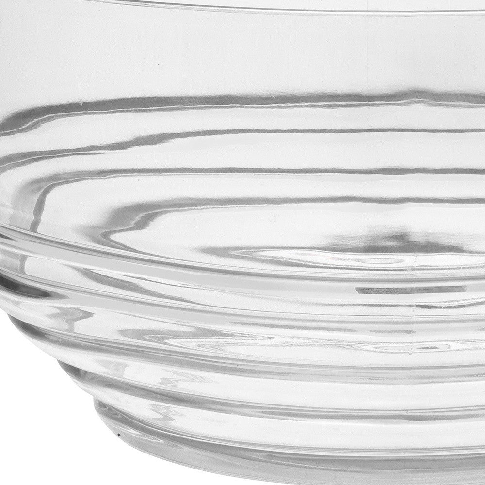 10" Clear Acrylic Round Salad Bowl