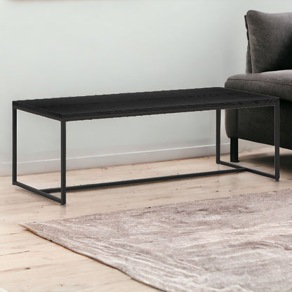 47" Black Coffee Table